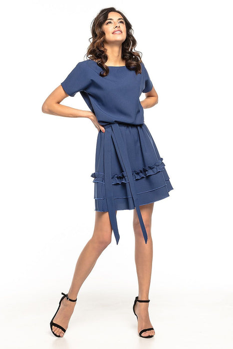 Chic Belted Kimono Midi Dress for Effortless Elegance