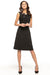 Sophisticated Femme Fatale Day Dress