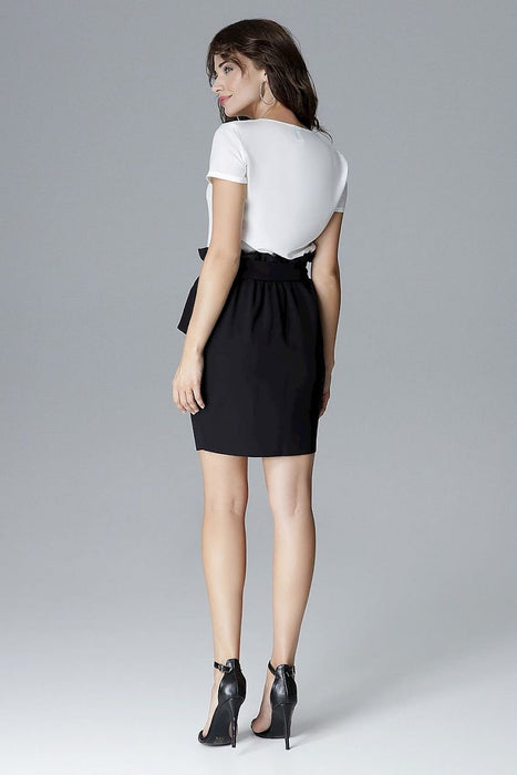 Elegant Pleated Skirt with Chic Tie Belt