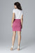 Chic Tailored Mini Skirt with Intricate Stitching