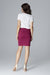 Chic Tailored Mini Skirt with Intricate Stitching