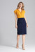 Chic Overlapping Back Knee-Length Pencil Skirt