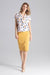 Chic Overlapping Back Knee-Length Pencil Skirt