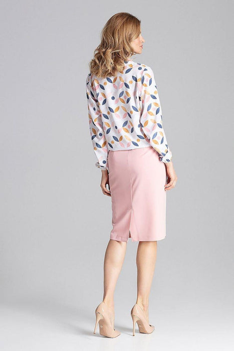 Chic Overlapping Back Knee-Length Pencil Skirt