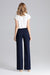 Chic Side-Zip Flared Trousers