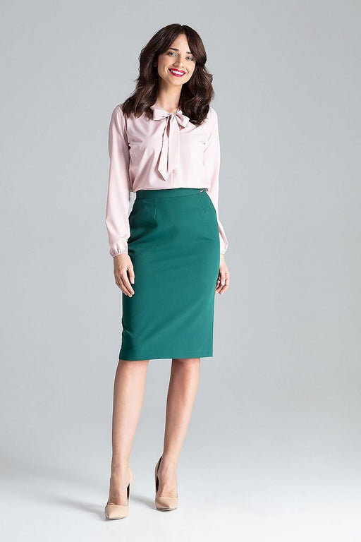 Elegant Lenitif Overlap Midi Skirt