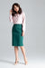 Elegant Lenitif Overlap Midi Skirt