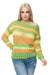 Chic Colorful Peekaboo Pullover