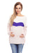 Stylish Boat Neck Knit Sweater for Expecting Mothers