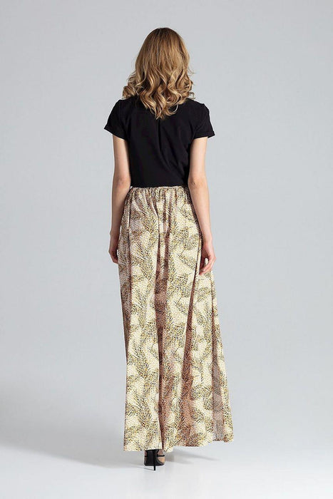 Elegant Side-Slit Maxi Skirt