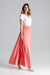 Elegant Side-Slit Maxi Skirt