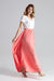 Elegant Side-Slit Maxi Skirt