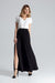 Elegant Side-Slit Maxi Skirt