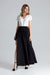 Elegant Side-Slit Maxi Skirt