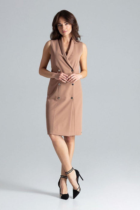 Elegant Envelope Neckline Midi Dress