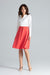 Stylish Knee-Length Skirt with Practical Side Pockets