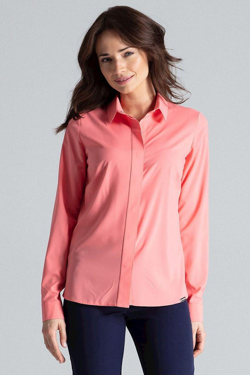 Sophisticated Snap-Fastened Blouse for Women by Lenitif