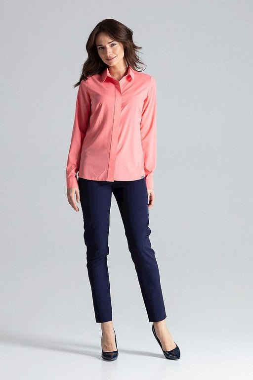 Sophisticated Snap-Fastened Blouse for Women by Lenitif