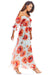 Elegant Spanish-Inspired Customizable Maxi Dress with Frill Neck