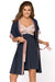 Luxurious Satin-Accented Viscose Kimono Robe for Serene Relaxation