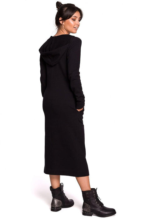 Heartfelt Casual Hooded Dress - Relaxed Daydress with Pockets