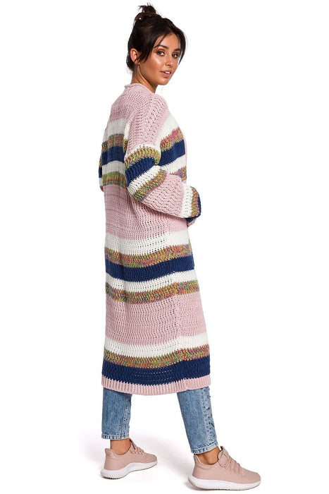 Vibrant Oversized Knit Cardigan Wrap