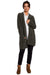 Luxurious Textured Wool Blend Cardigan with Convenient Front Pockets