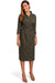 Elegant Shawl Collar Daydress