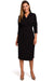 Elegant Shawl Collar Daydress