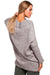 Chic Longline Fleece Sweater with Ribbed Cuffs