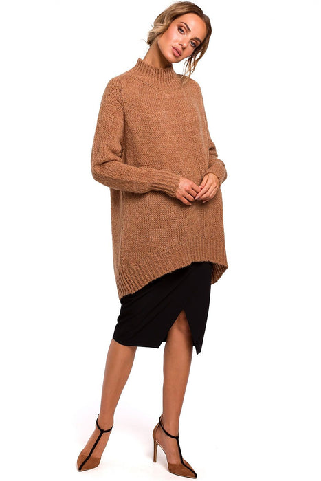 Chic Asymmetrical Knit Sweater