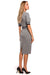 Elegant Two-Tone Piped Daydress