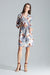 Chic Adjustable Waist-Tie Shirt Dress with Trendy Patterns