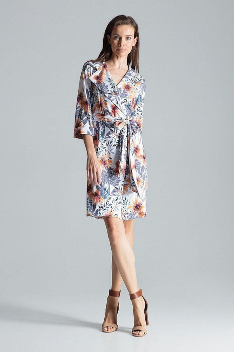 Chic Adjustable Waist-Tie Shirt Dress with Trendy Patterns