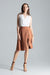 Elegant Asymmetrical Pleated Midi Skirt with Convenient Side Zipper