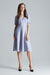 Elegant Sweetheart Midi Dress with Practical Side Pockets