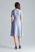 Elegant Sweetheart Midi Dress with Practical Side Pockets