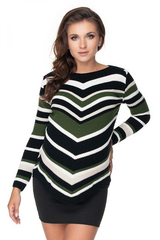 Chic Maternity Knit Sweater by PeeKaBoo