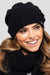 Chic Winter Floral Wool Cap for Ultimate Warmth