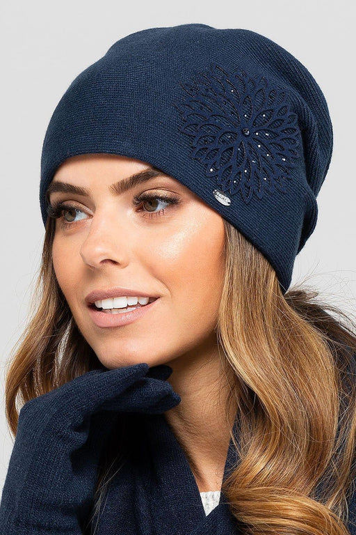 Chic Floral Winter Cap