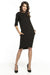 Sophisticated Tuba Dress with Stylish Back Tie Detail