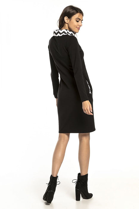 Versatile Knit Sweatshirt Dress with Chic Details