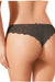 Lacy Floral Thong with Zircon Accents