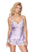 Lavender Dreams Satin Lingerie Ensemble - Irall Andromeda Collection