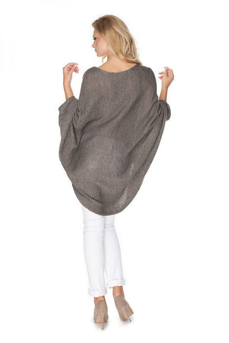 PeeKaBoo Cozy Chic Oversized Poncho Sweater for Every Occasion