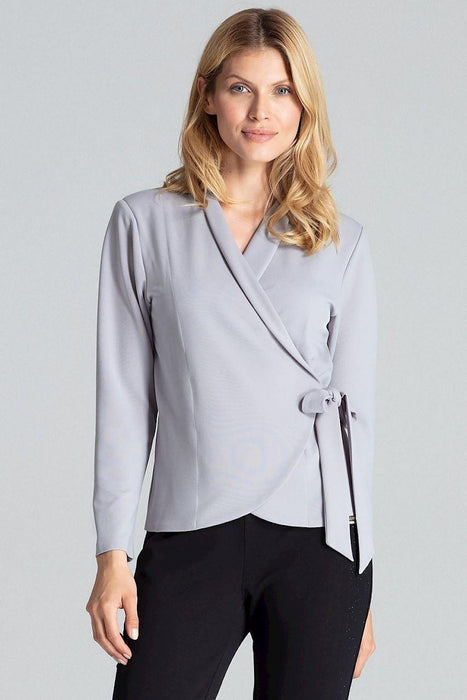 Nautical Elegance Structured Jacket-Inspired Top