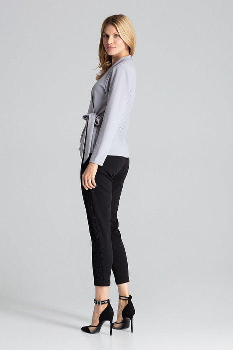 Nautical Elegance Structured Jacket-Inspired Top