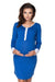 Maternity Nightgown with Stylish Nursing Access Design