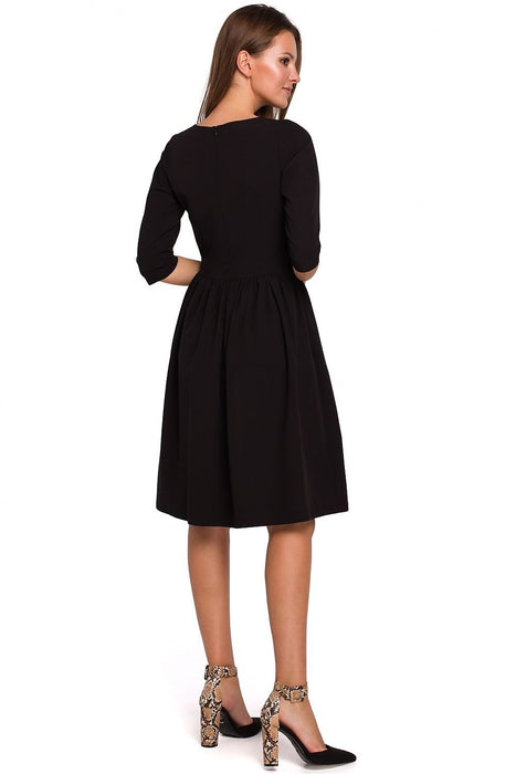 Elegant Flared Midi Dress