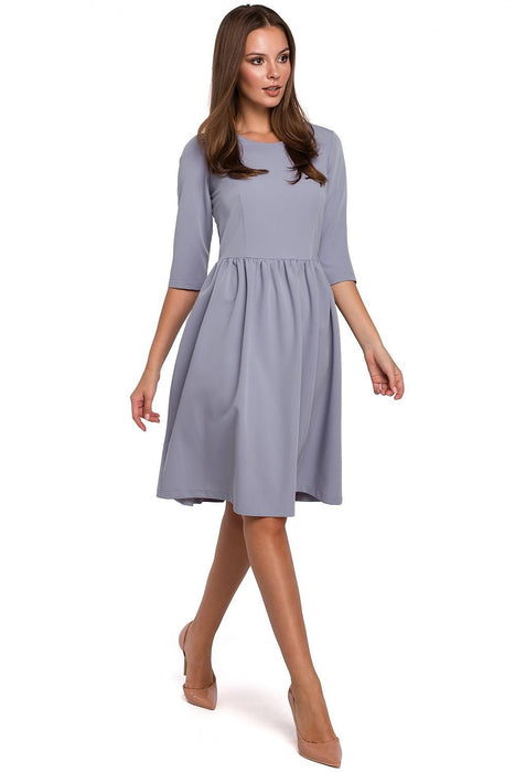 Elegant Flared Midi Dress